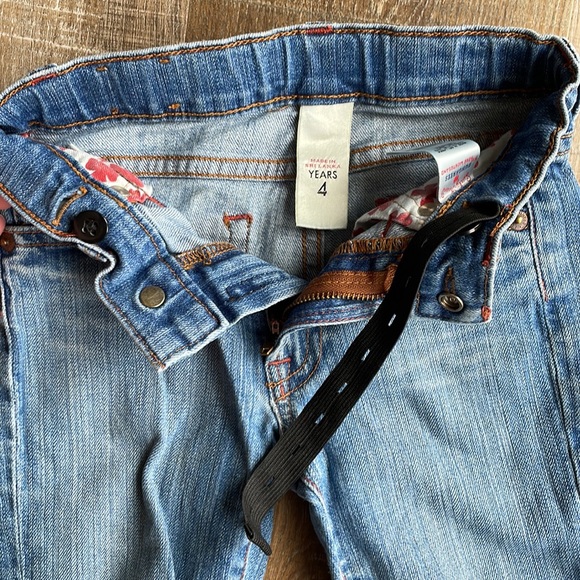 Lucky Brand Dungaree jeans with embroidered pocket - Picture 8 of 9